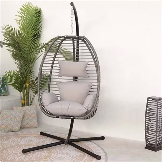 PE Rattan Wicker Bird Nest Chair Swing with Wholesale Price